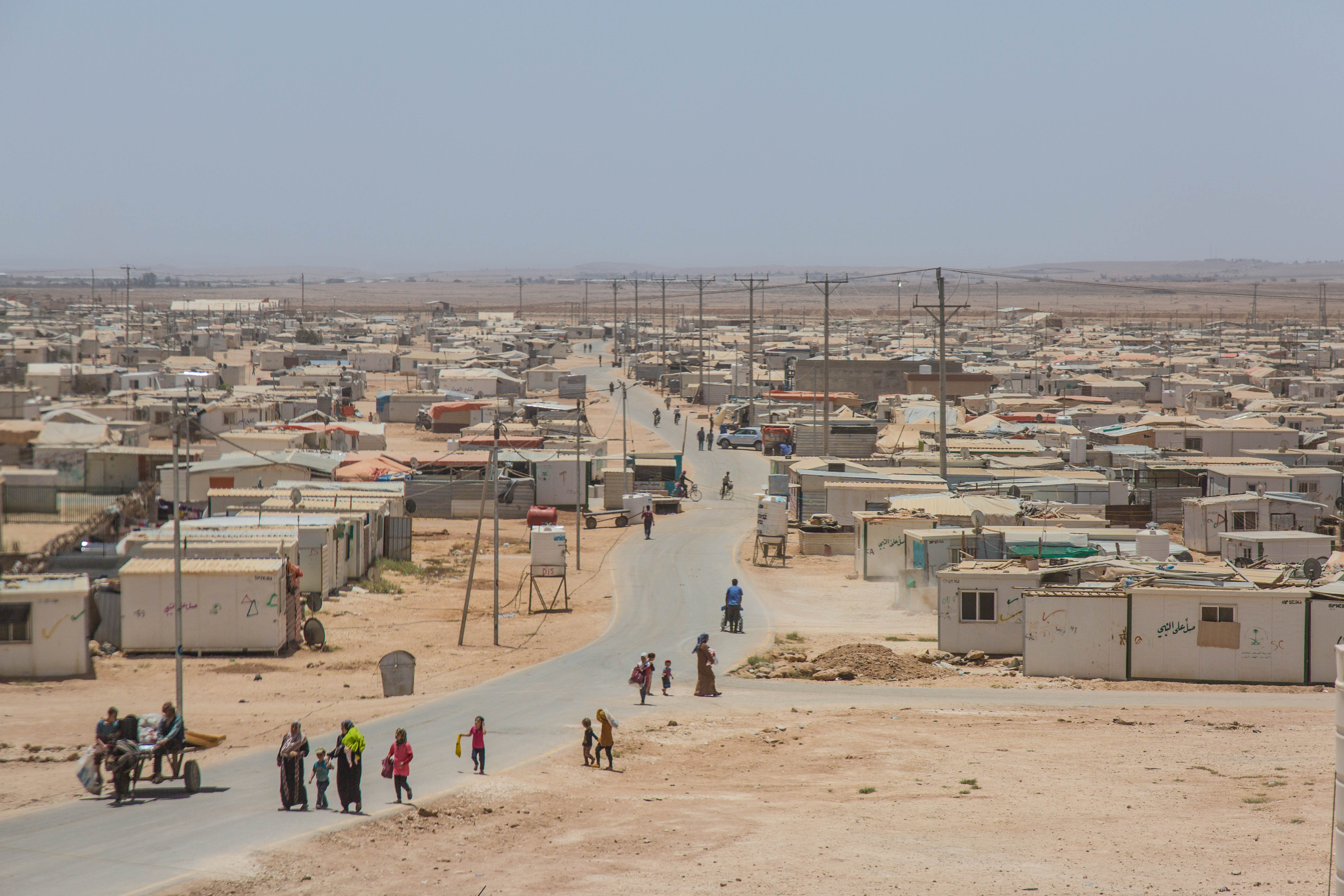 Zaatari refugee camp in Jordan is home to over 79,000 displaced Syrians. (Sima Diab/UNFPA)